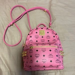 MGM small pink backpack purse